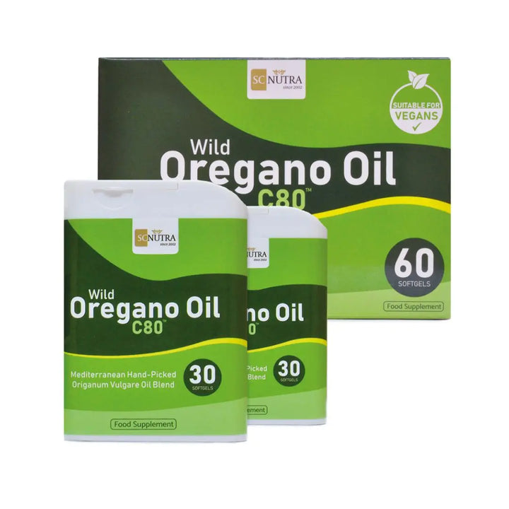 Wild Oregano Oil C80 Χ 60 Softgels SC Nutra