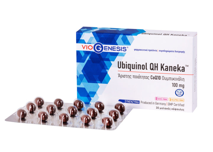 VioGenesis Ubiquinol QH Kaneka 100 mg 30 softgels