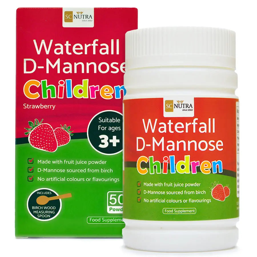 Waterfall D-Mannose Children - Strawberry Powder 50g SC Nutra