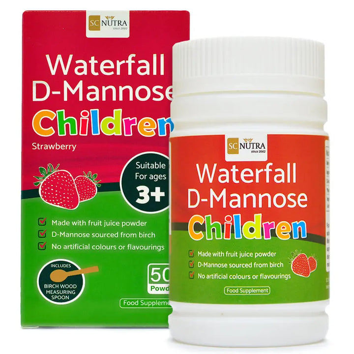 Waterfall D-Mannose Children - Strawberry Powder 50g SC Nutra