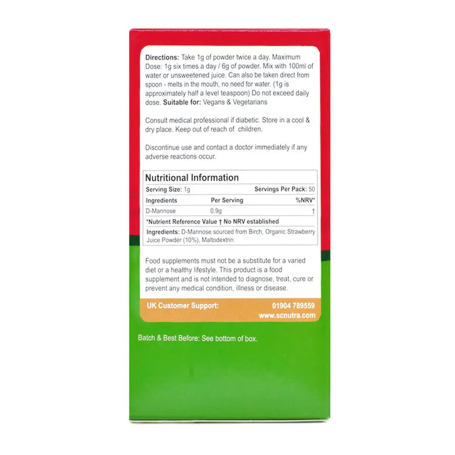 Waterfall D-Mannose Children - Strawberry Powder 50g SC Nutra
