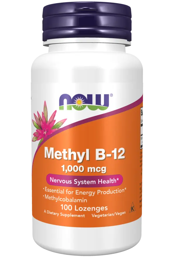 Methyl B-12 1,000 mcg Lozenges NOW