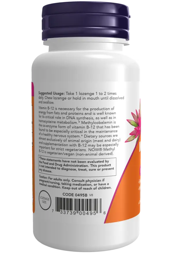 Methyl B-12 1,000 mcg Lozenges NOW
