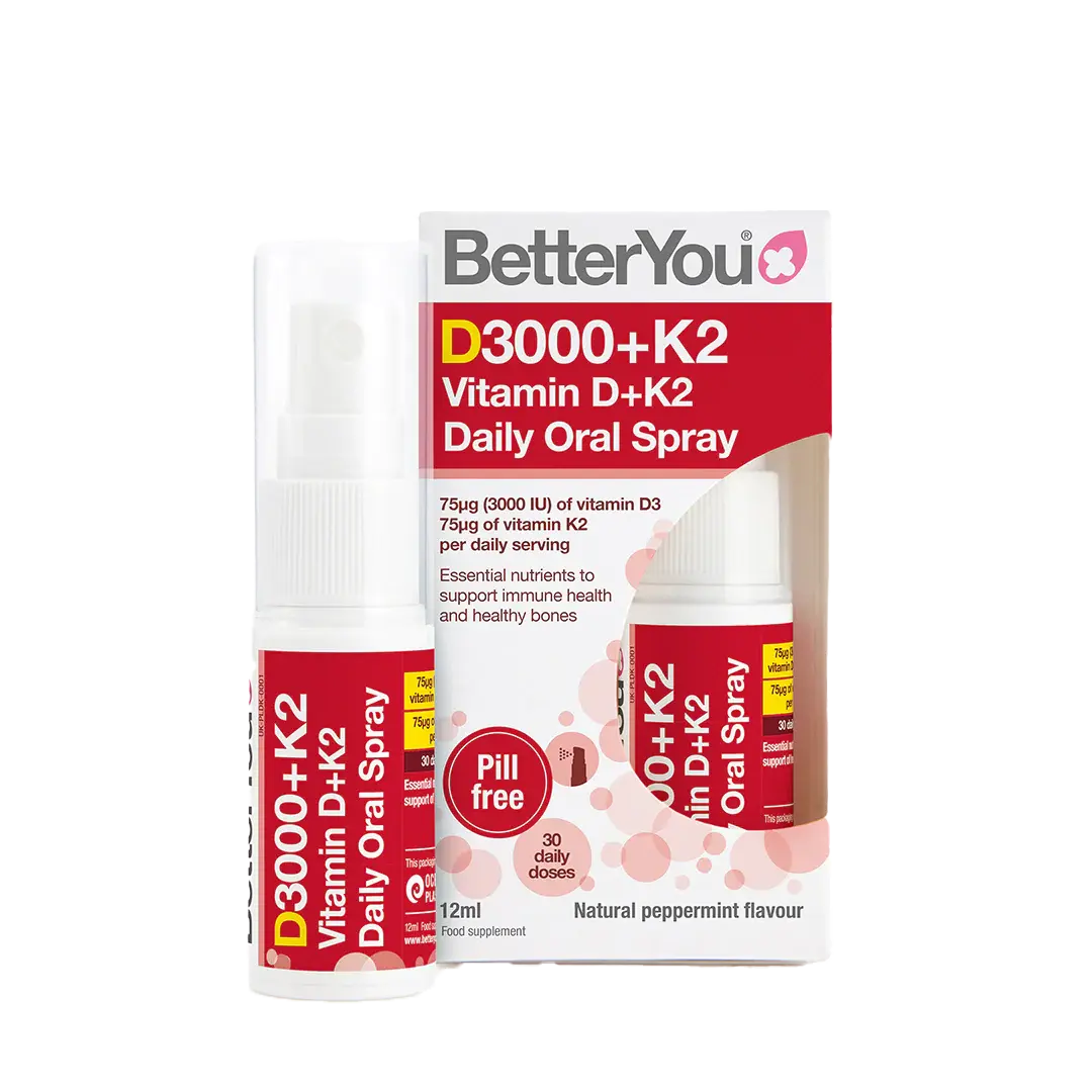D3000+K2 Vitamin D + K2 Oral Spray BetterYou