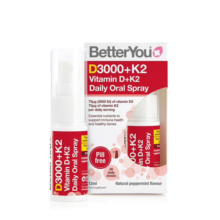 D3000+K2 Vitamin D + K2 Oral Spray BetterYou