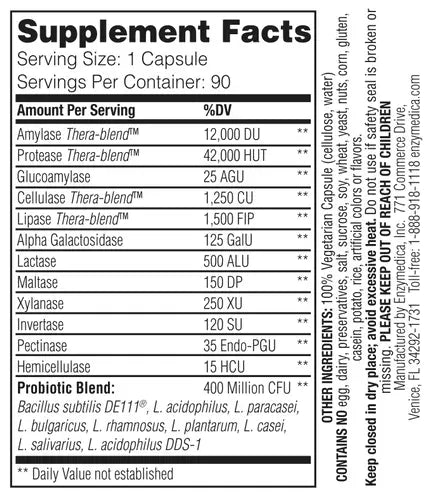 Digest™ +PROBIOTICS Enzymedica