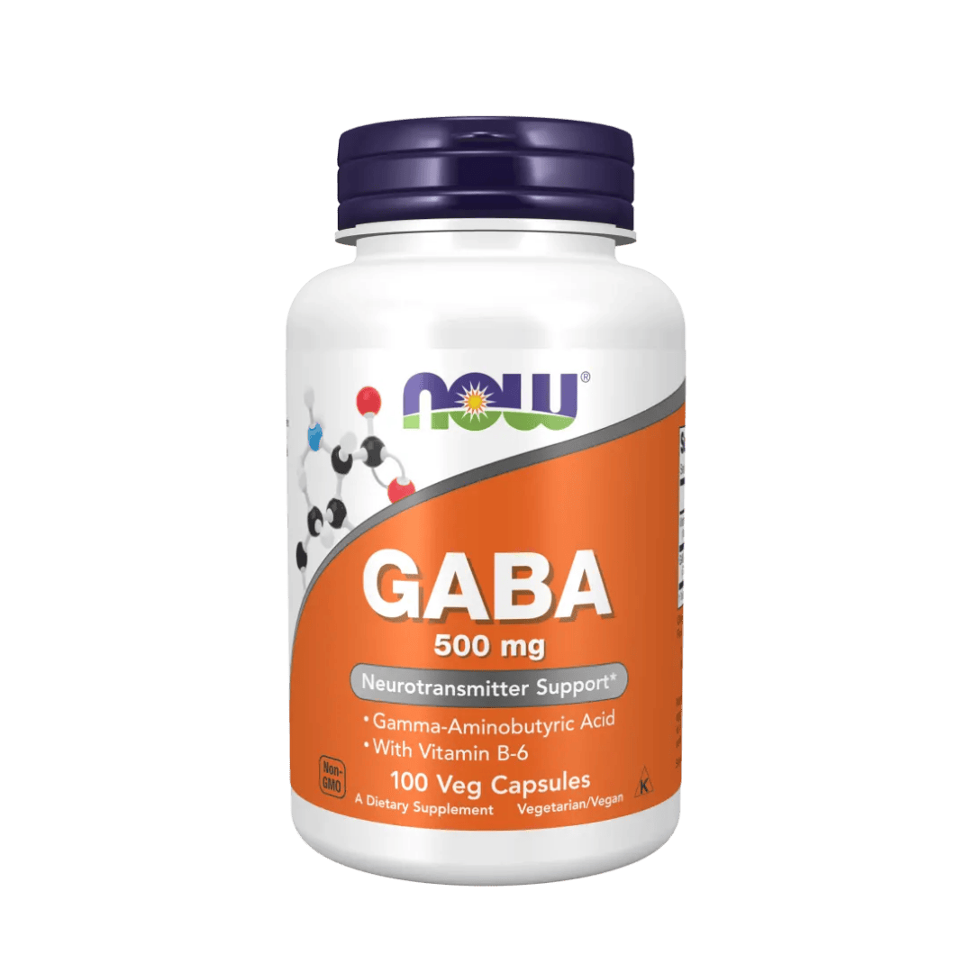 Now Foods - GABA 500 mg Veg Capsules
