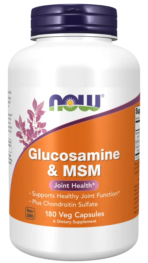 Glucosamine & MSM Veg Capsules NOW