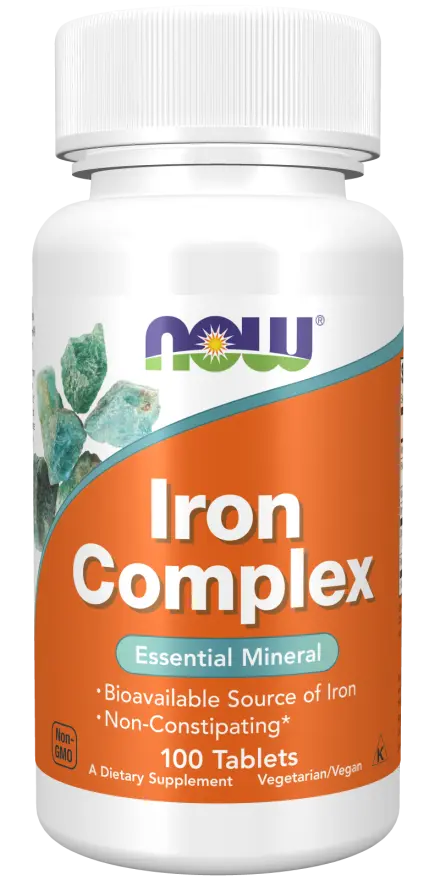 Iron Complex Vegetarian Tablets NOW