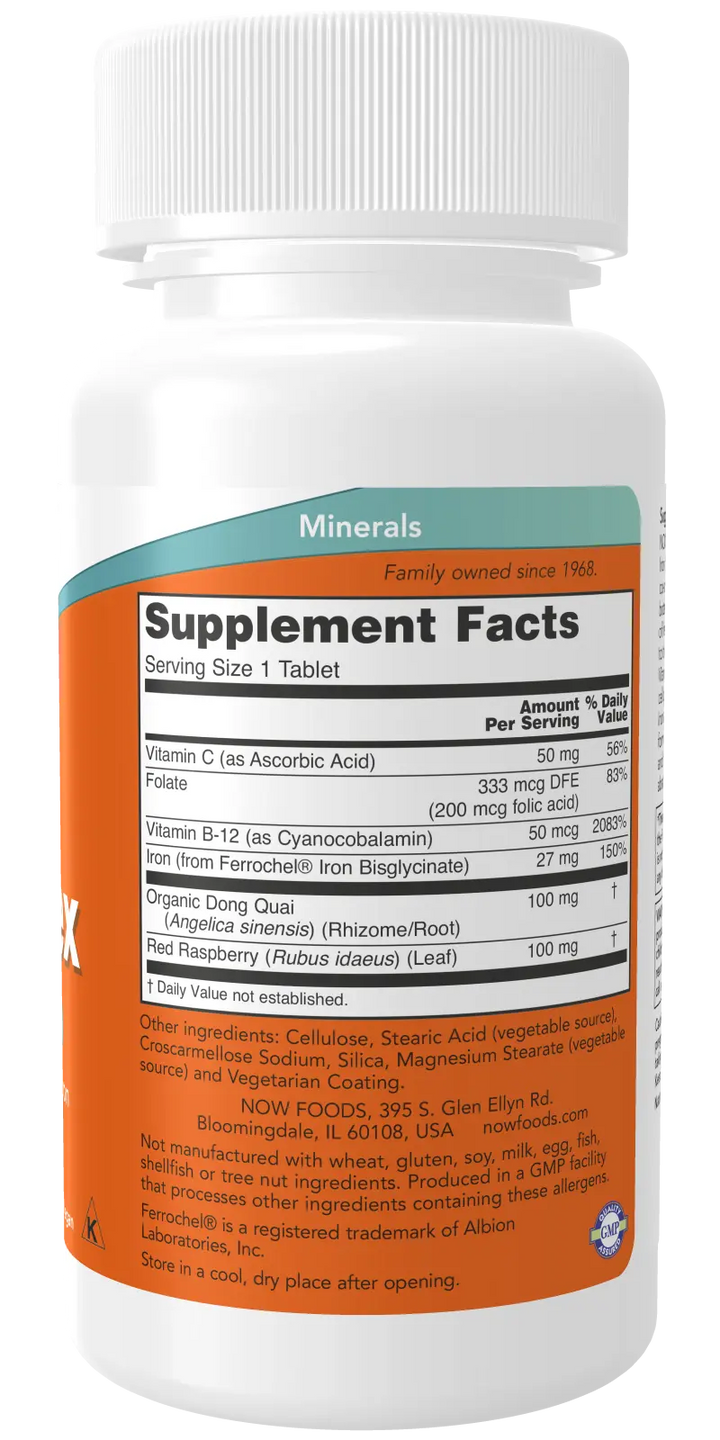 Iron Complex Vegetarian Tablets NOW