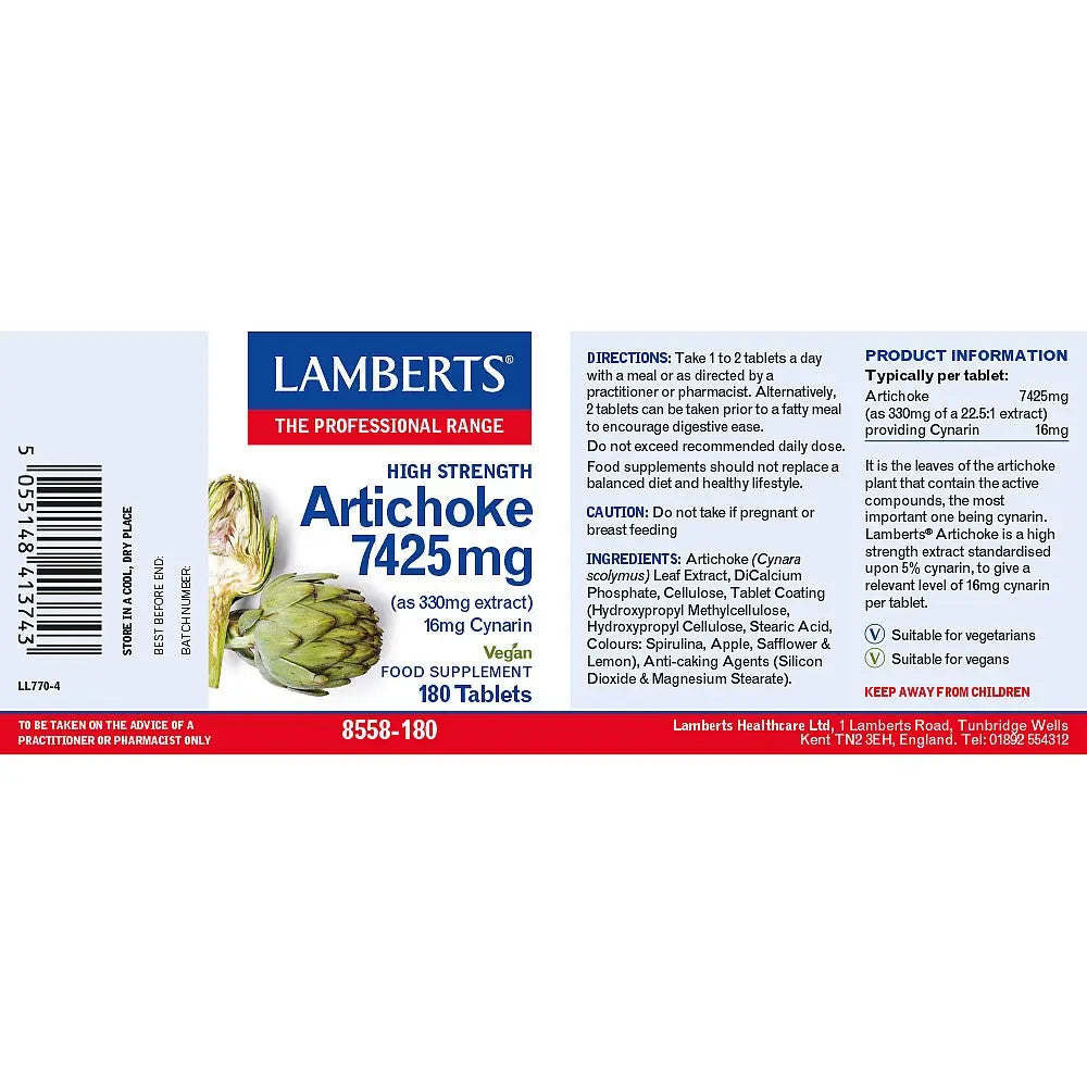 Artichoke Extract 7425mg Lamberts