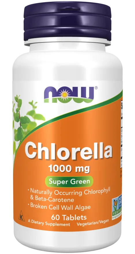 Chlorella 1000 mg Tablets NOW