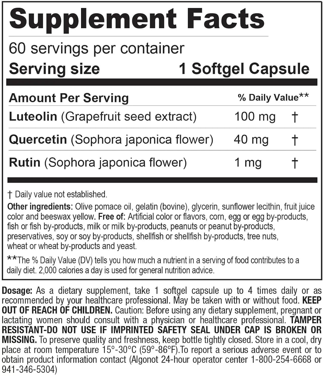 NeuroProtek® Low Phenol - 60 Softgels Algonot