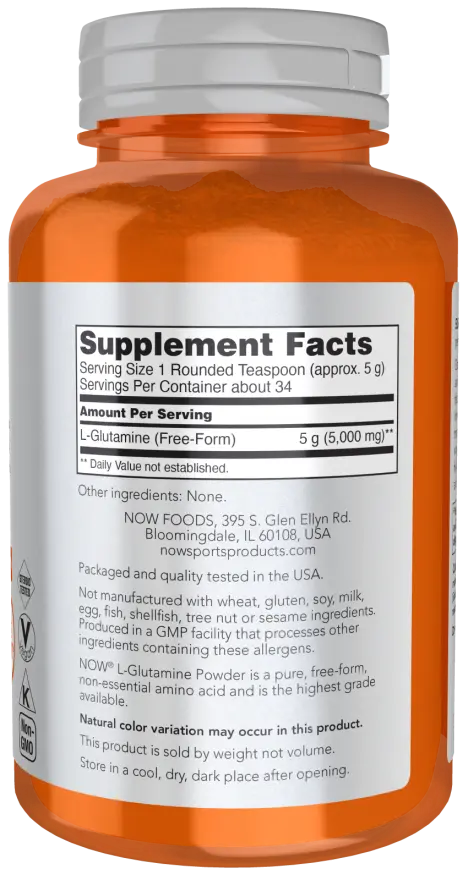 L-Glutamine Powder NOW Sports