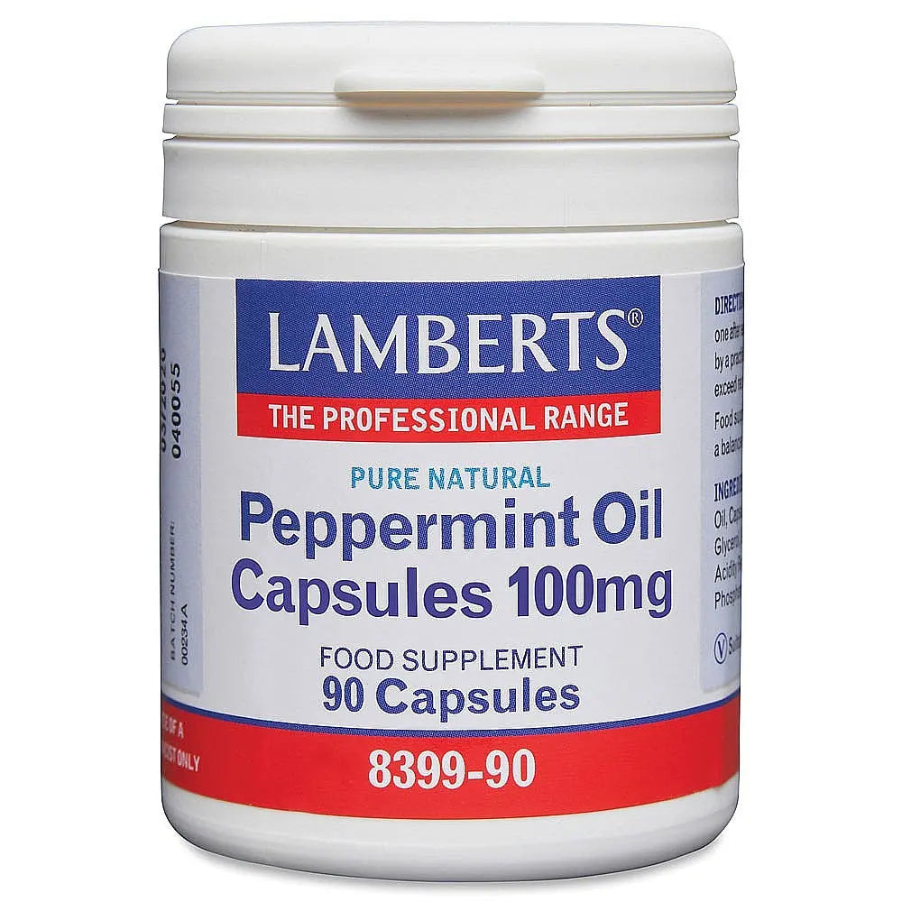 Peppermint Oil Capsules 100mg Lamberts