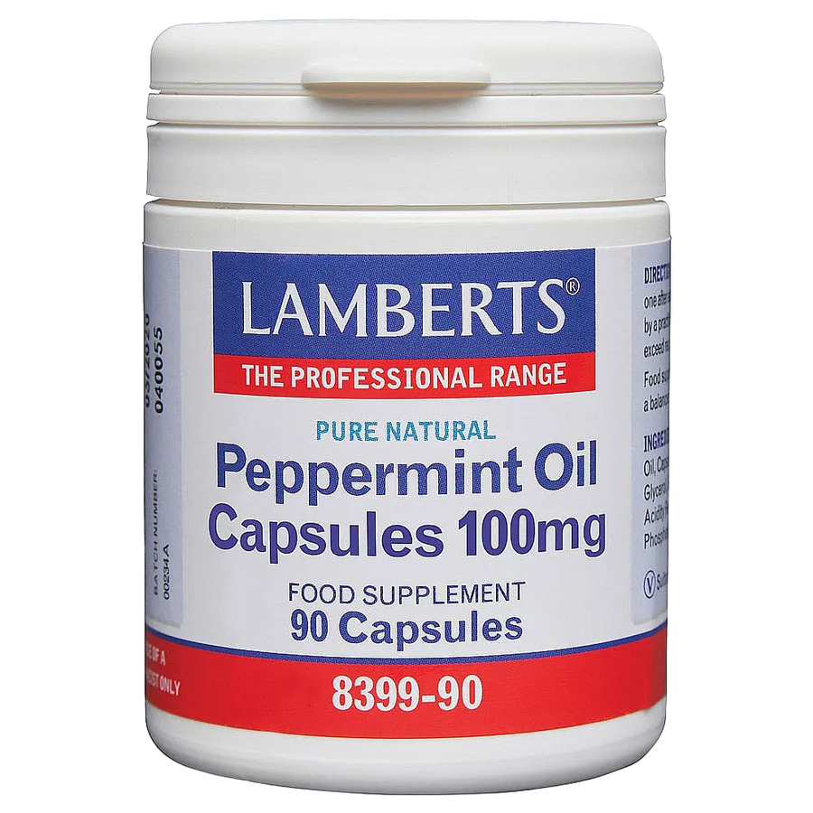 Peppermint Oil Capsules 100mg Lamberts