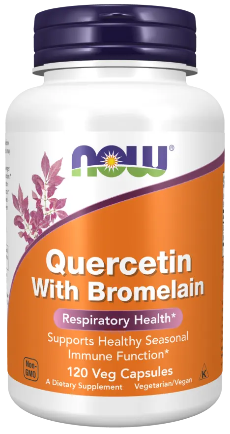 Quercetin with Bromelain Veg Capsules NOW
