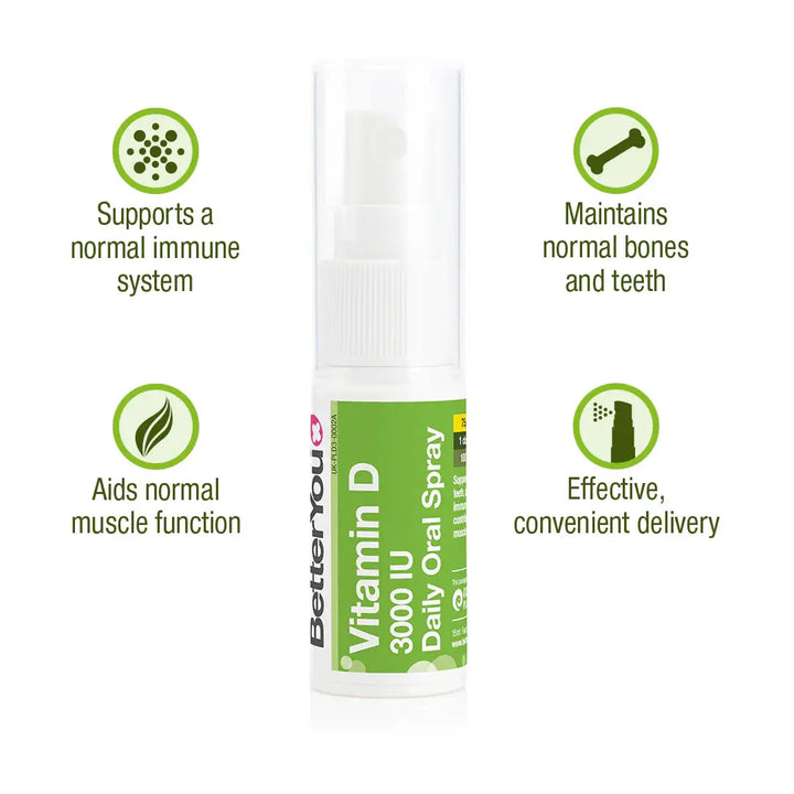 Vitamin D 3000 IU Oral Spray BetterYou