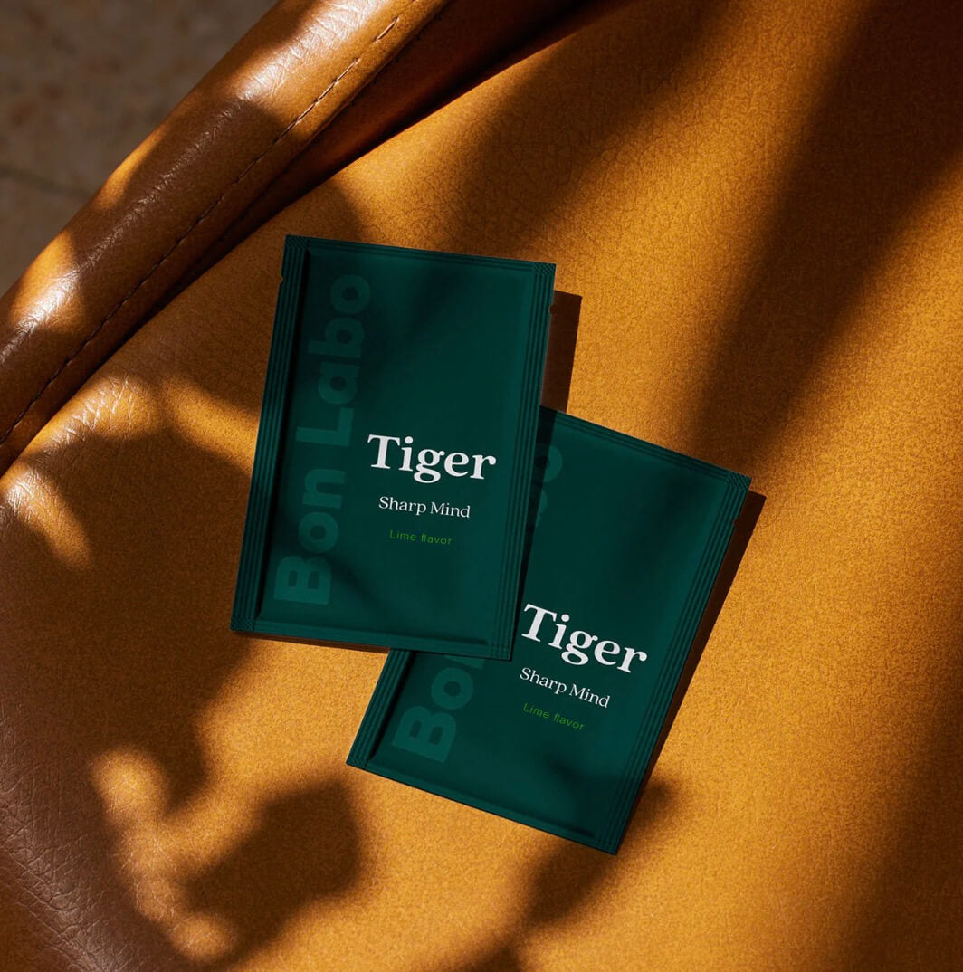 Bon Labo Tiger Sharp Mind supplement – 2 sachets front view