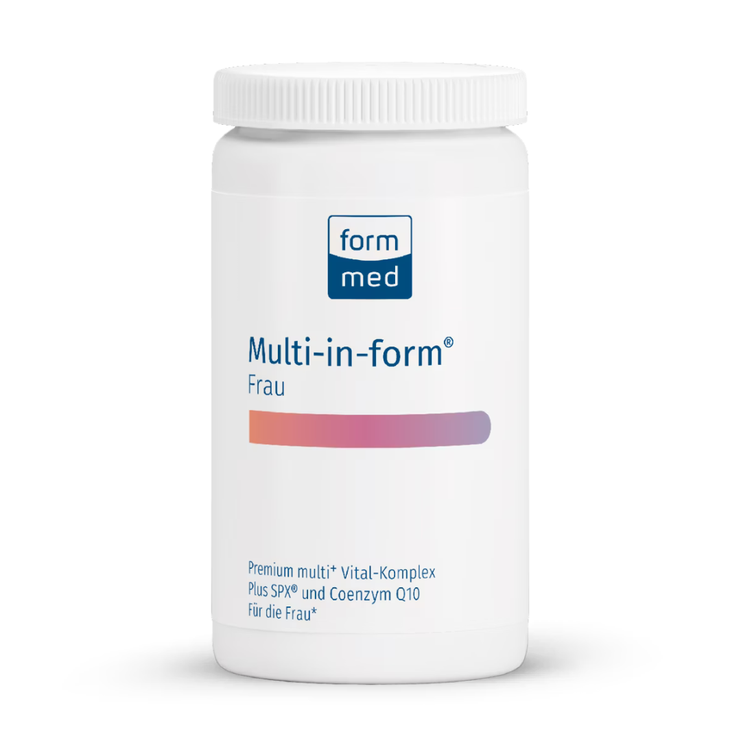 Bottle of Multi-in-form® Woman dietary supplement by FormMed