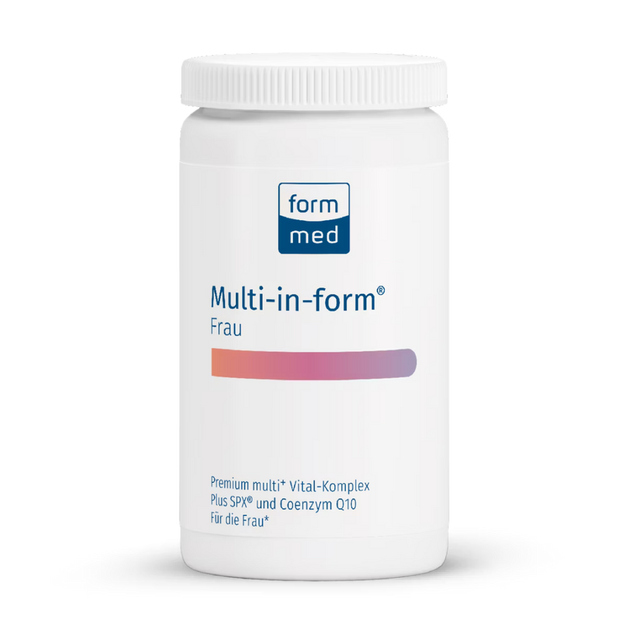 Bottle of Multi-in-form® Woman dietary supplement by FormMed