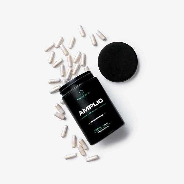 AMPLIO – OKG, L-Arginine & L-Citrulline capsule supplement by Life Unlocked

