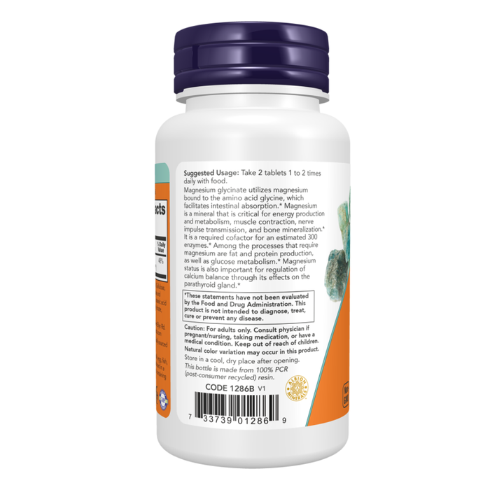 Supplement bottle label with text and product details on a white background