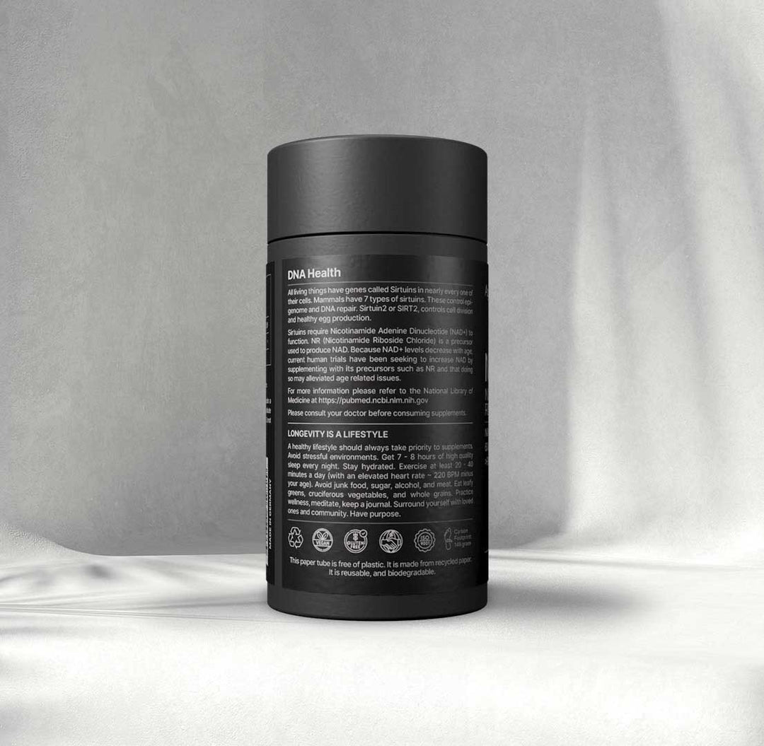 Tru Niagen Nicotinamide Riboside Chloride 300 Mg - 120 Vegetarian Capsules (150 Mg Per, 120 - Foto 6