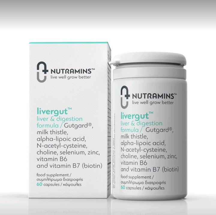 Nutramins livergut™ φόρμουλα για το συκώτι & την πέψη