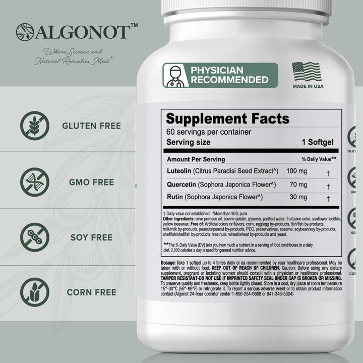 Algonot - NeuroProtek® - 60 Μαλακές Κάψουλες