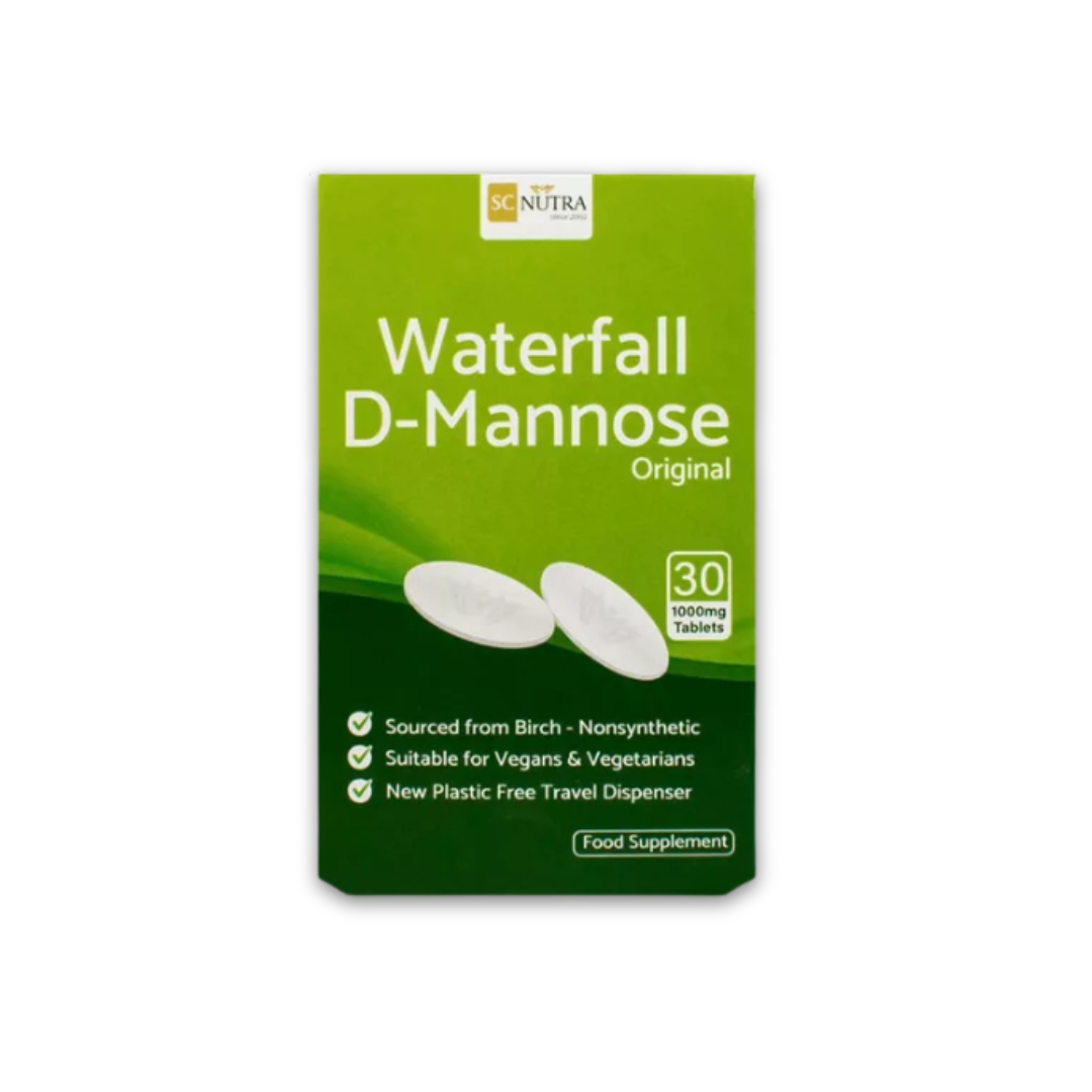 Waterfall D-Mannose Tablets 1000mg - Μαννόζη για την Υγεία του Ουροποιητικού 30 Ταμπλέτες