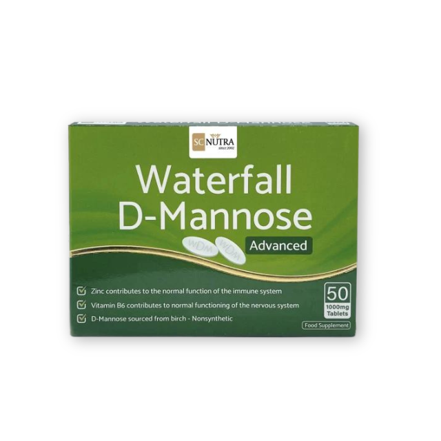 Waterfall D-Mannose Advanced 1000mg 50 Tablets