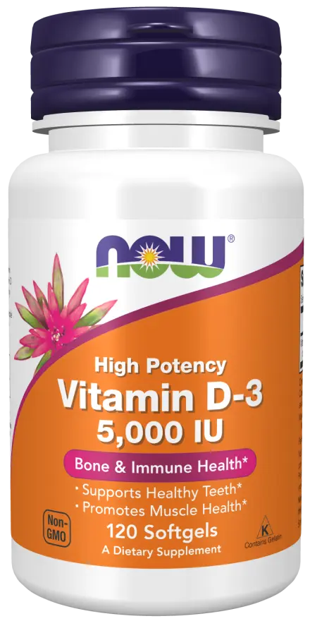 Vitamin D-3 5000 IU Softgels