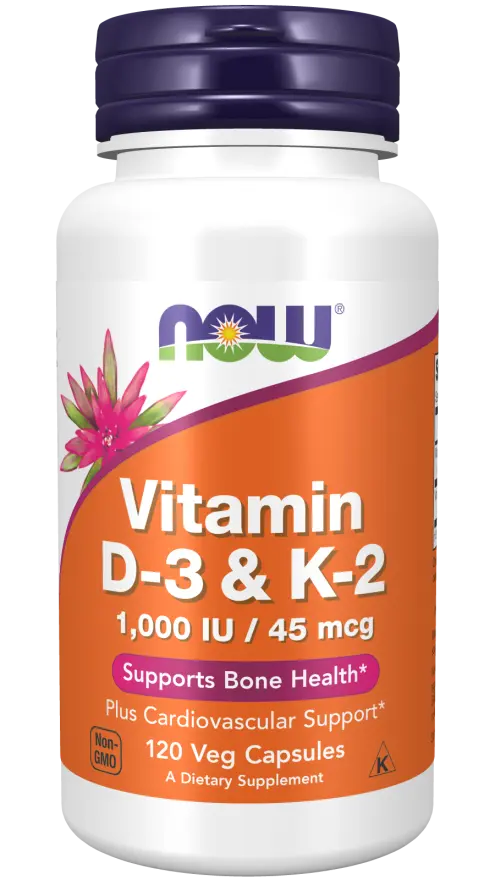 Vitamin D-3 & K-2 Veg Capsules