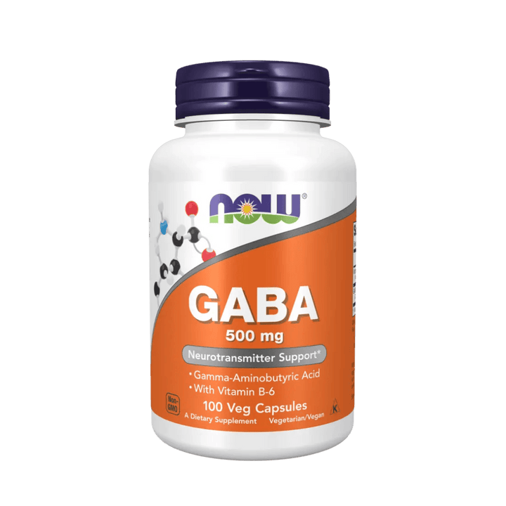 Now Foods - GABA 500 mg Veg Capsules