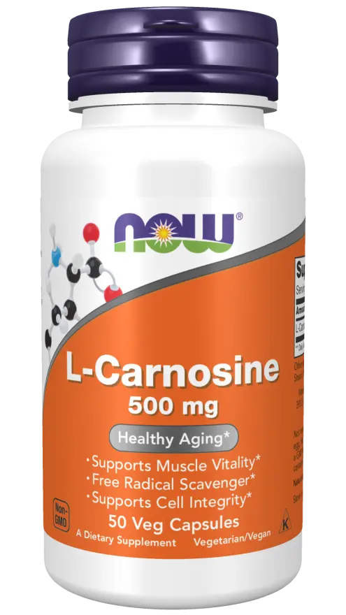 L-Carnosine 500 mg Veg Κάψουλες 