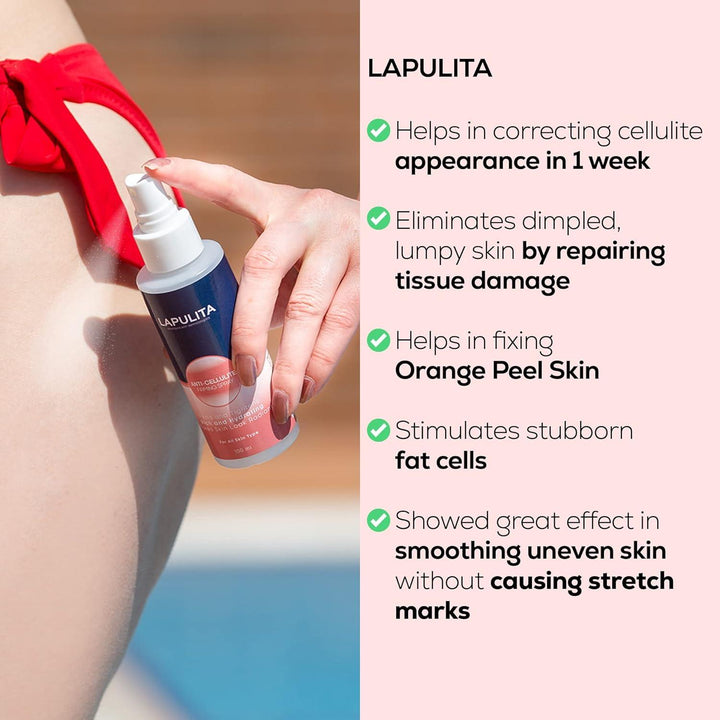 LAPULITA Anti Cellulite Spray - Body Firming Natural Formula