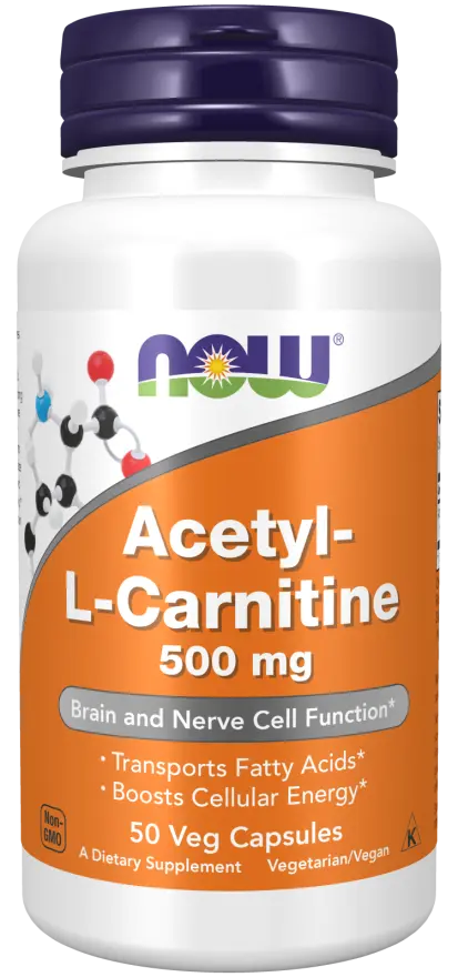 Ακετυλο-L-Καρνιτίνη 500 mg Φυτικές Κάψουλες