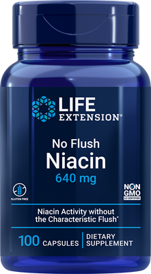 No Flush Niacin - B3 for heart health, cholesterol & energy support