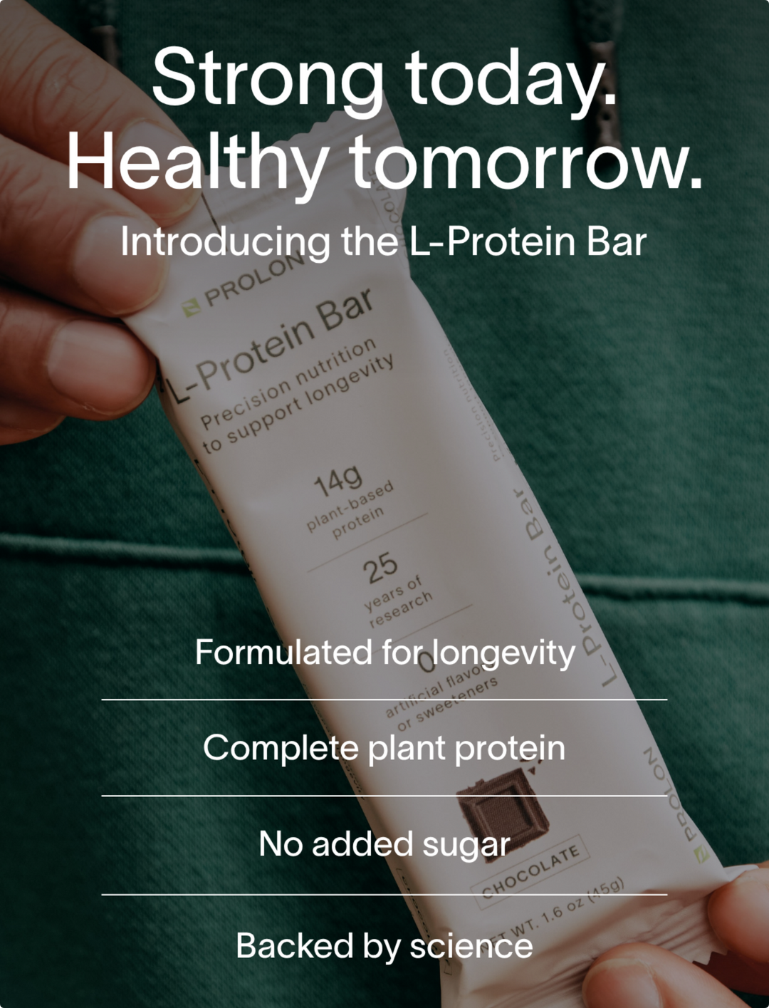 ProLon® L-Protein Vegan Μπάρα (12 x 45γρ)