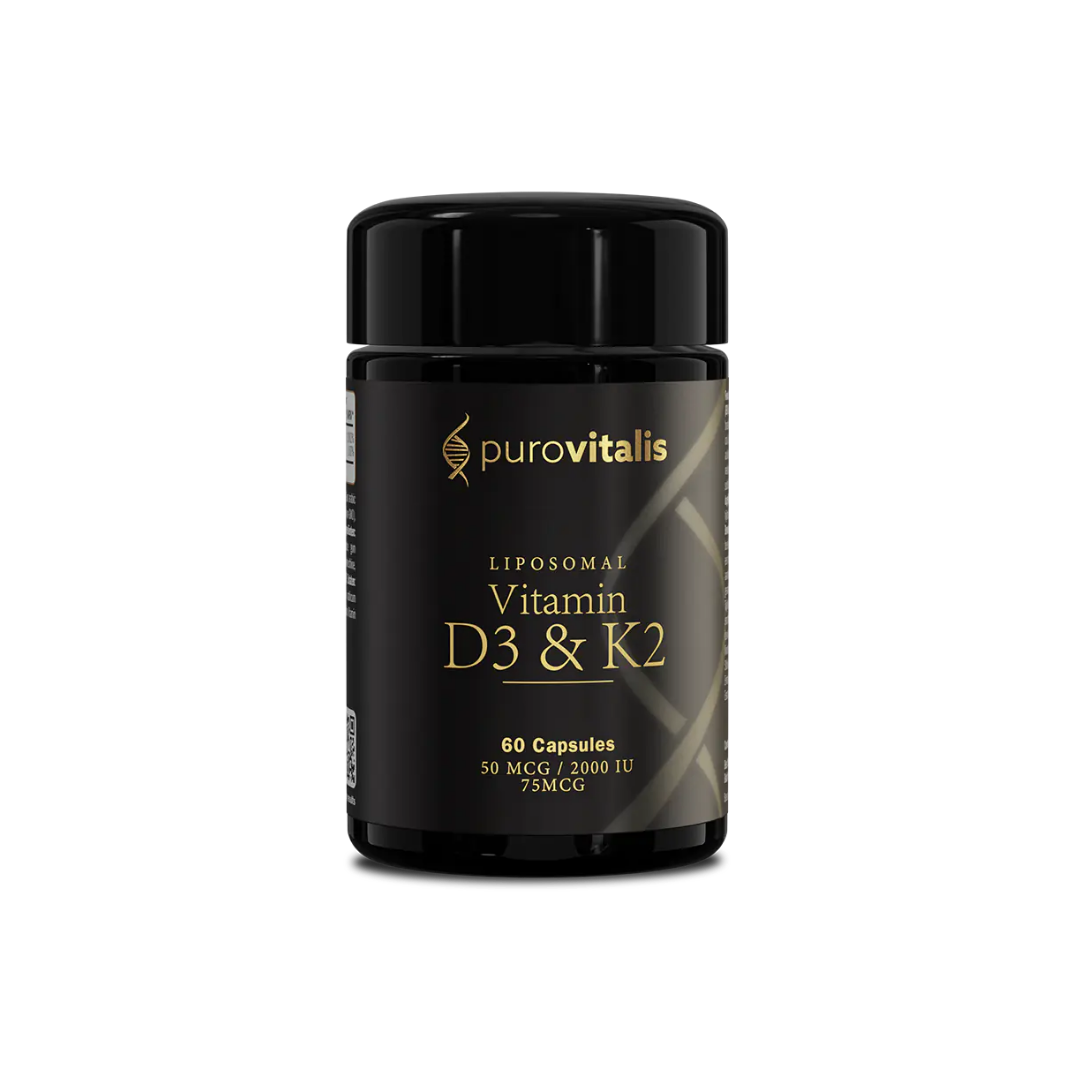 Purovitalis – Λιποσωμική Βιταμίνη D3 & K2 - 60 καψ