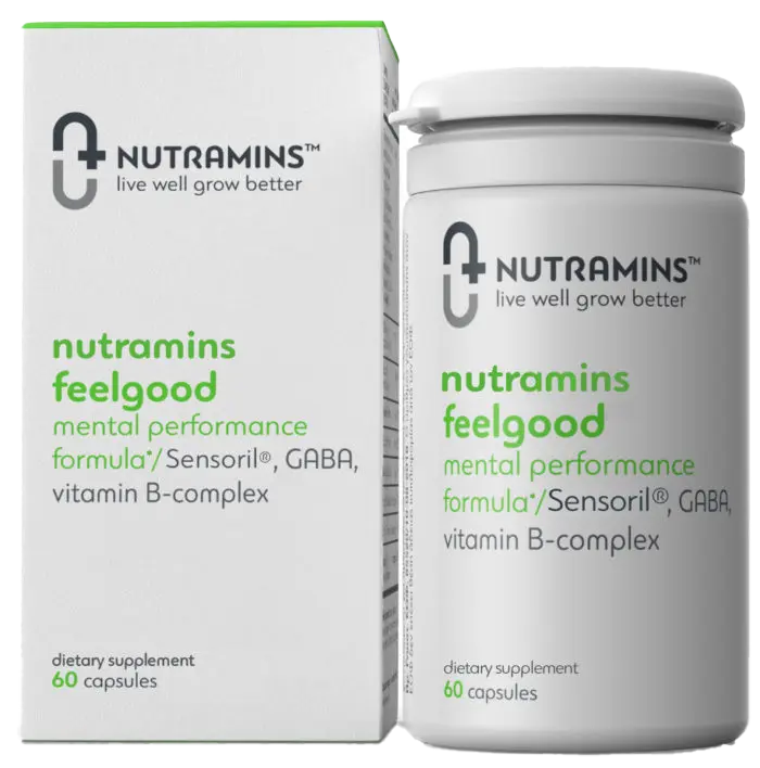 Nutramins Feelgood™ mental performance formula* Nutramins