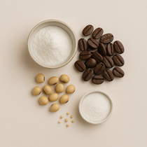 Amino acids Taurine and L-Tyrosine, caffeine for energy and cognitive performance, plus Citicoline and Lecithin containing Choline and Phosphatidylserine in Tiger Sharp Mind.