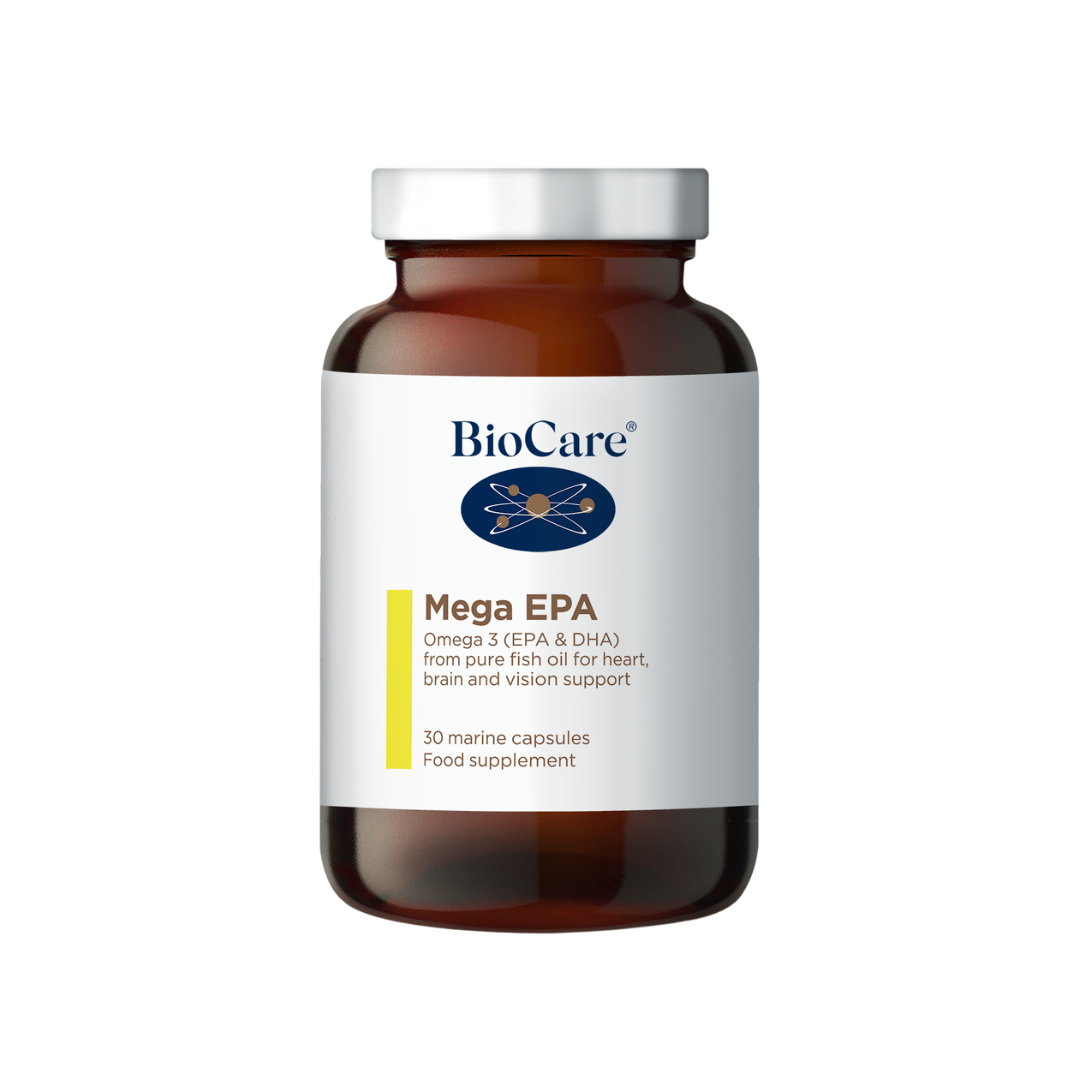BioCare Mega EPA 30 Capsules - High-Strength Omega-3 Fish Oil Supplement