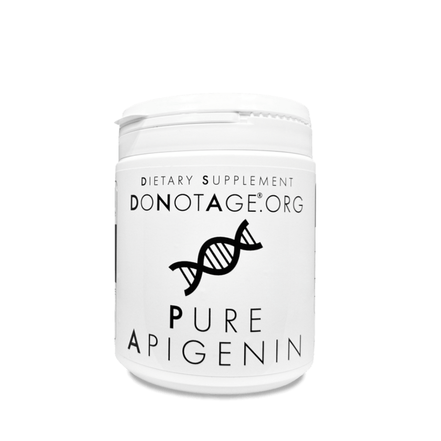 DoNotAge Pure Apigenin 250 mg – 60 vegetable capsules bottle

