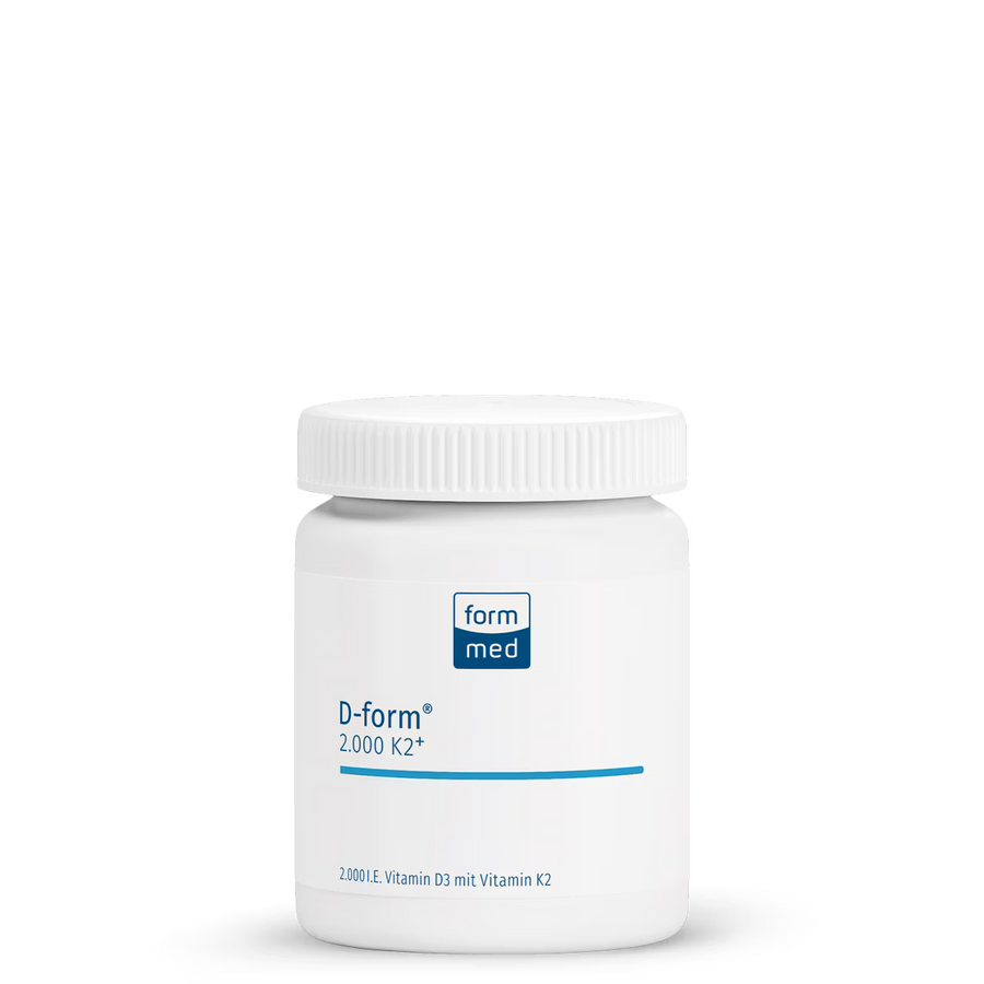 White supplement container with 'formed' branding on a transparent background
