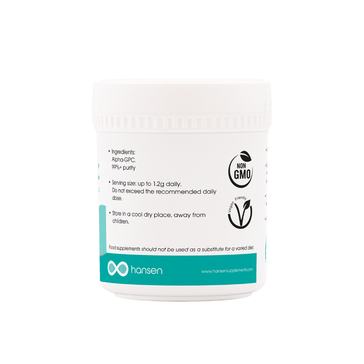 Hansen Alpha-GPC 99% Pure Powder 30g – Cognitive & Brain Support | O-Biotique