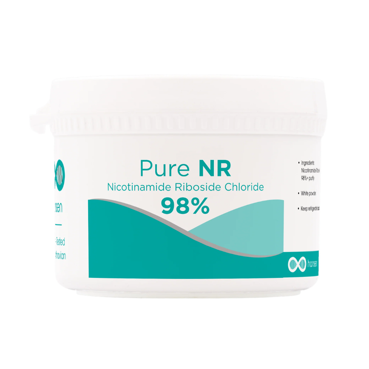 Container labeled 'Pure NR' with text on a white background