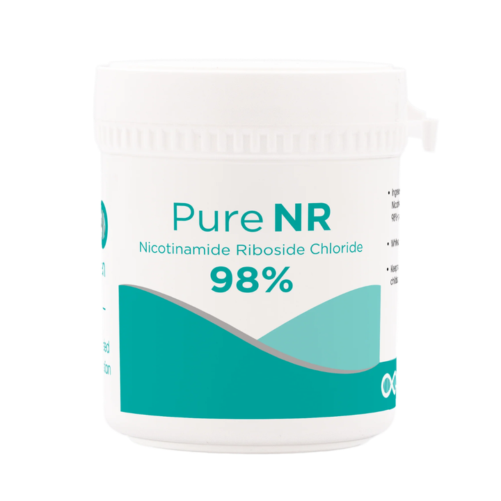 Container labeled 'Pure NR' with text on a white background