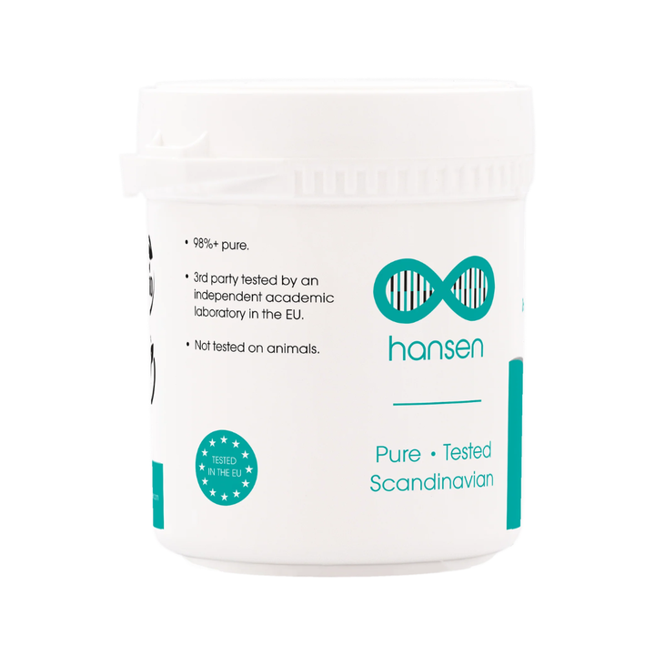 Hansen NR 98% purity lab certification and quality information